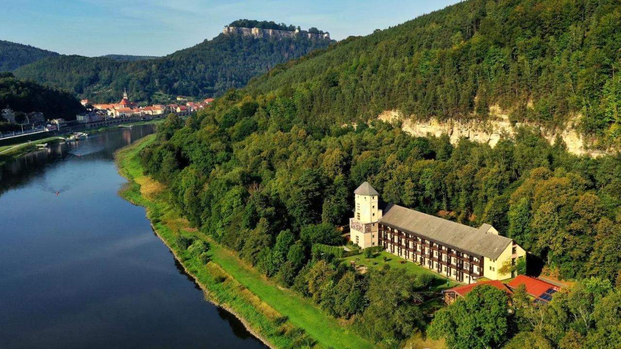 Aktiv-Hotel Stock & Stein Königstein an der Elbe Exterior foto